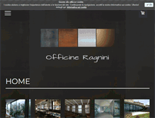 Tablet Screenshot of officineragnini.it